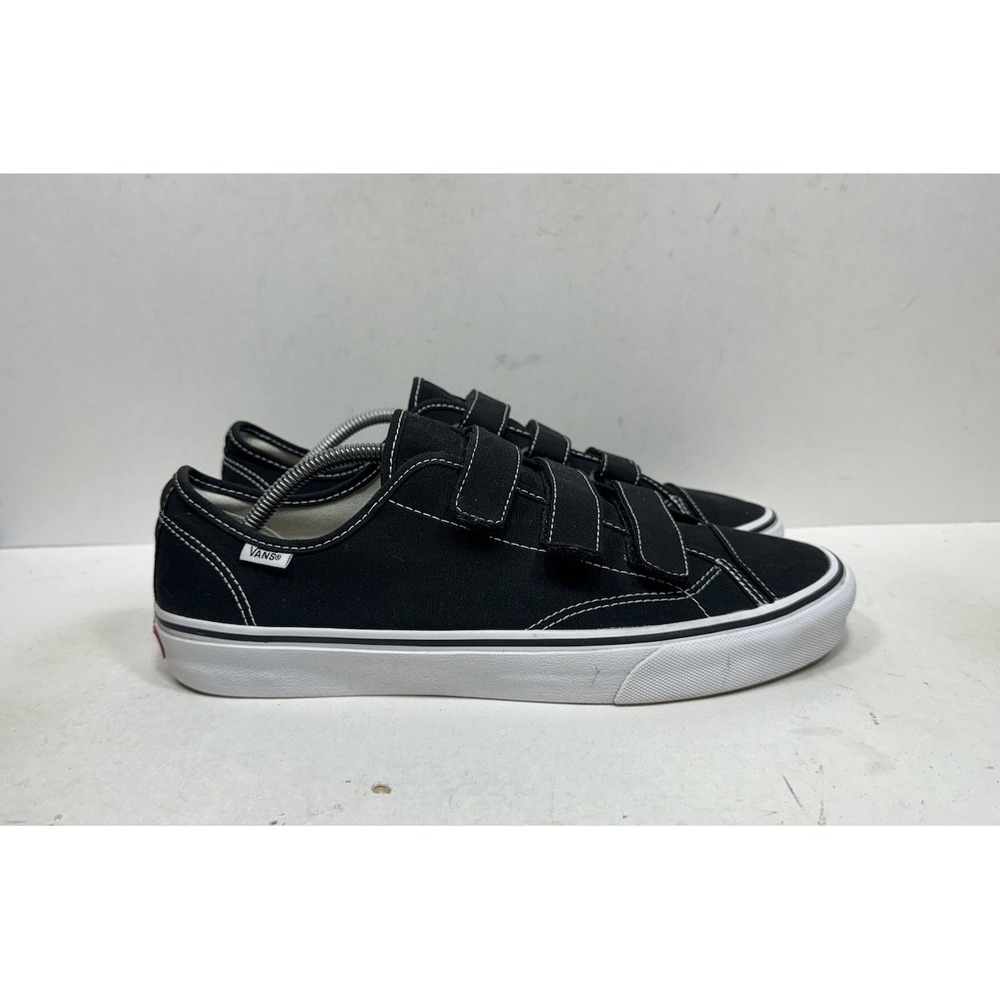 Vans Style 23 Prison Issue Men's Size 12 Black Canvas Shoes 3 Strap